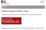 Conférence Passerelles – Reims – 09 Juin 2011
