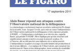 Le Figaro – 17 Septembre 2011