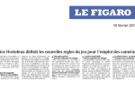 Le Figaro – 16 Février 2010