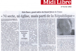 Midi Libre – 27 Février 2002