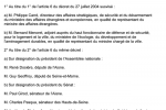 Re Nomination at the Board of the National Institute for High Studies in Internal Security (2008-2011)