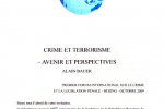 Forum international de Beijing sur le crime – 24 Octobre 2009