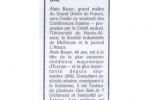 L’Alsace – 30 Avril 2002