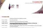Colloque : Argent de la drogue, économie souterraine et saisie des avoirs criminels en Europe – 21 Novembre 2008