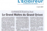 L’Éclaireur du Gâtinais et du Centre – 5 Avril 2001