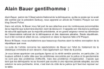 La grogne dans la gendarmerie – 14 Mai 2012