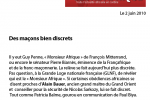 Jeune Afrique – 2 Juin 2010
