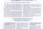 Jeune Afrique – 6 Novembre 2001
