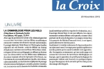La Croix – 20 Novembre 2012