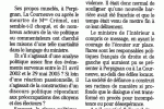 Le Figaro – 7 Juillet 2005
