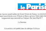 Le Parisien – 18 Septembre 2004