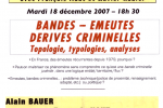 Les mardis du MCC – 18 Décembre 2007