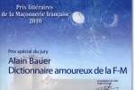 Prix littéraire de la Maçonnerie 2010 – Novembre 2010