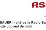 Radio Suisse Romande – 26 Juin 2011