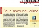Le Républicain Lorrain – 3 Mars 2013