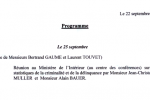 Réunion Ministérielle Franco Marocaine – 25 Septembre 2008