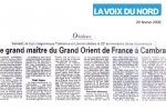La Voix du Nord – 20 Février 2002