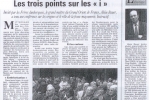 La Voix du Nord – 25 Novembre 2001