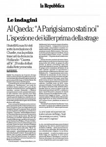 La Repubblica - 15 janvier 2015