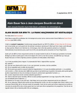 BFM TV - 4 septembre 2015