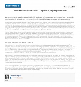 Le Figaro - 17 septembre 2015