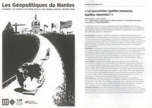 Les géopolitiques de Nantes - 3 octobre 2015