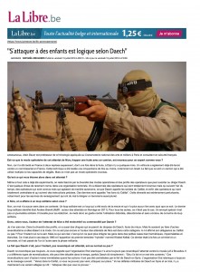La Libre Belgique - 15 juillet 2016