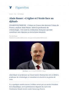 Le Figaro Vox - 30 octobre 2020