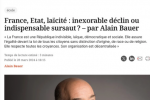 France, Etat, laïcité : inexorable déclin ou indispensable sursaut ? / L’Opinion, 28 mars 2024