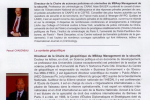 Colloque Gendarmerie Ecole Militaire – 11 janvier 2016