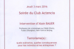 Conférence – 3 mars 2016