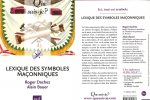 Lexique des symboles maconniques – Que sais-je ?