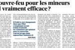 Le couvre-feu pour les mineurs est-il vraiment efficace ? / Le Figaro, 23 avril 2024