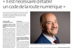 Il est nécessaire d’établir un code de la route numérique / Le Télégramme, 20 avril 2024